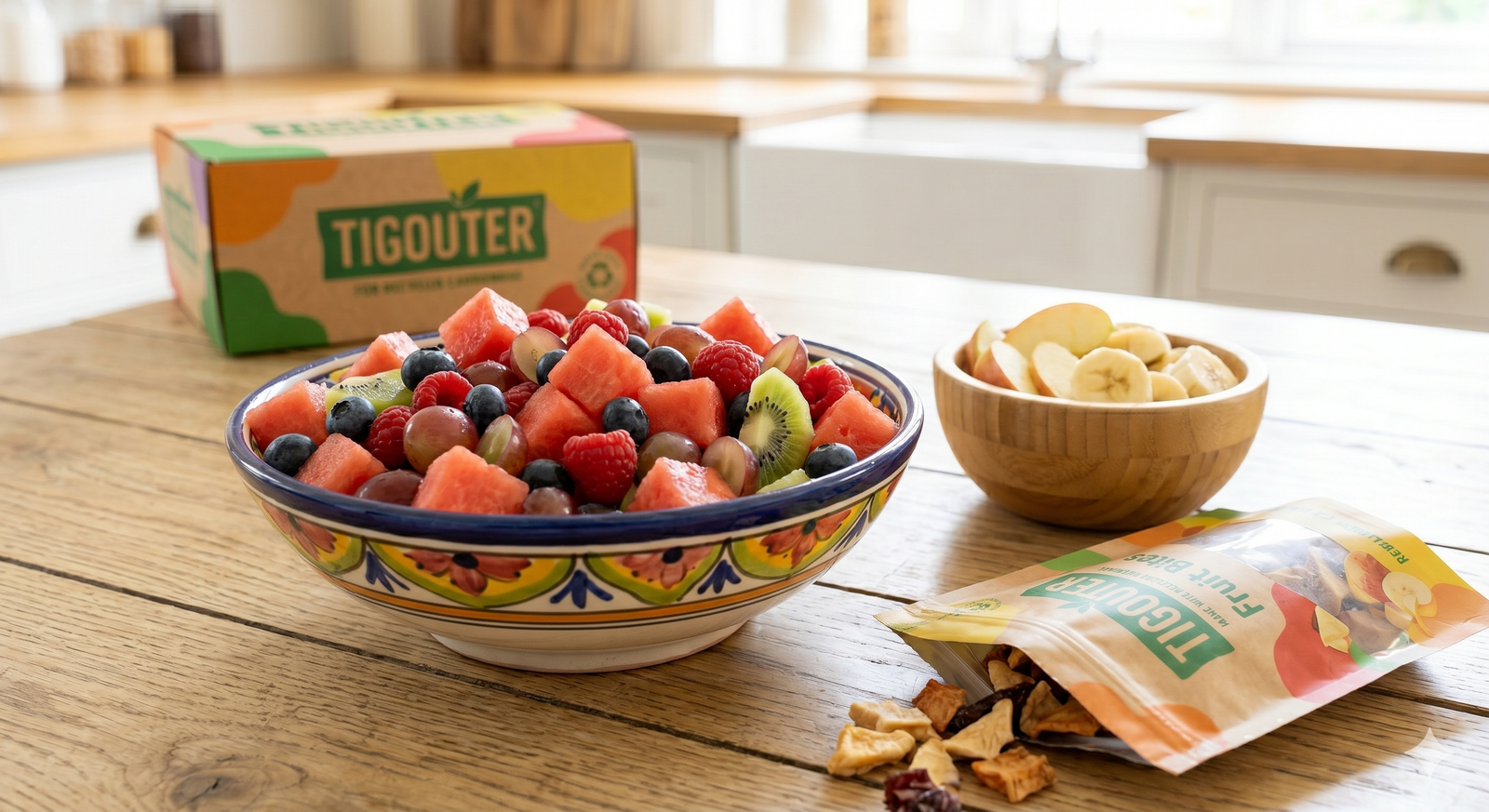 Salade de fruits frais avec la box Ti Goûter